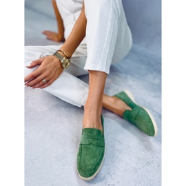 Mocassins en daim vert Blum 5