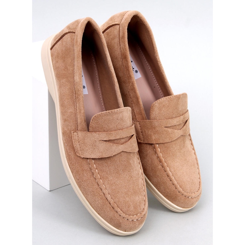 BM Blum Mocassins en daim Beige 1