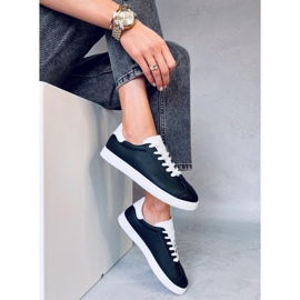 Baskets femme Girbo B / BLANC le noir 1