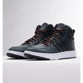 Chaussures adidas Hoops 3.0 Mid Wtr M GW6702 vert 1