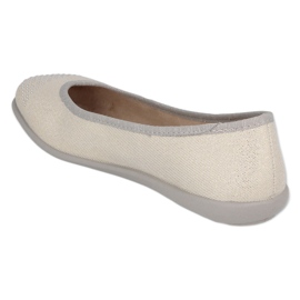 Ballerines pour jeunes Befado 309Q022 or doré 1
