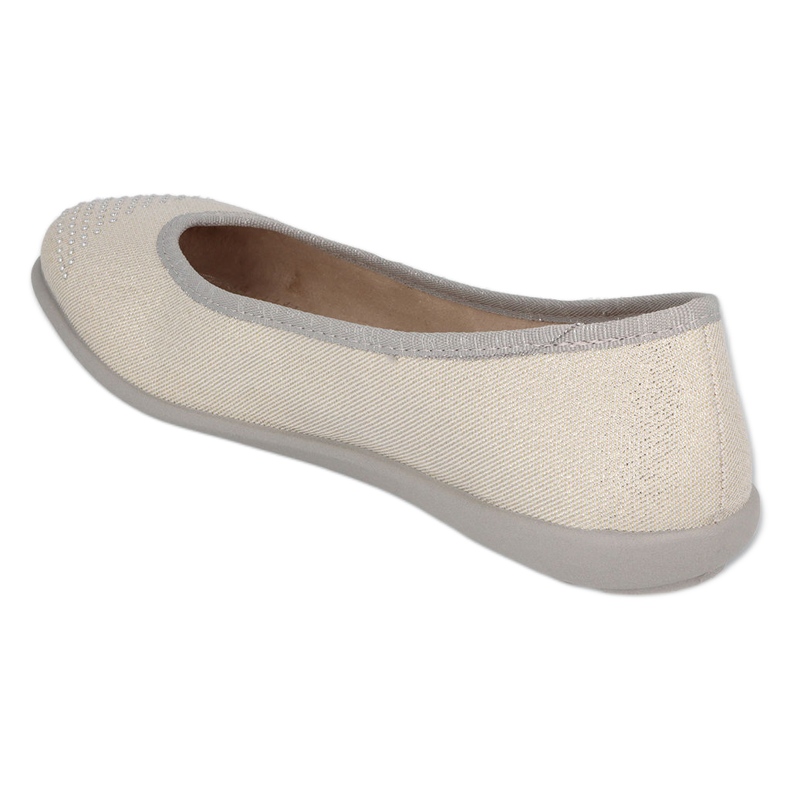 Ballerines pour jeunes Befado 309Q022 or doré 1