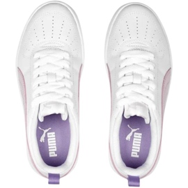 Chaussures Puma Rickie Jr 384311 15 blanche 1 Chaussures Puma Rickie Jr 384311 15 blanche 1