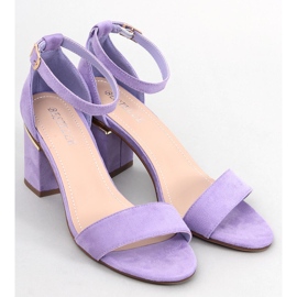 BM Sandales à talons en daim Dicarlo LT.PURPLE violet 1