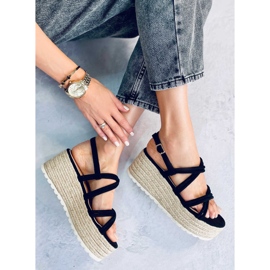 Seastar Altman Espadrilles compensées noires le noir 5