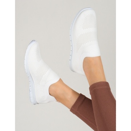 Chaussures de sport en tissu ajouré blanc Shelovet 1