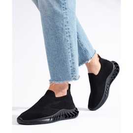 Chaussures de sport en textile noir Shelovet 2 Chaussures de sport en textile noir Shelovet 2