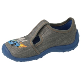 Befado chaussures pour enfants 010X024 bleu gris 2