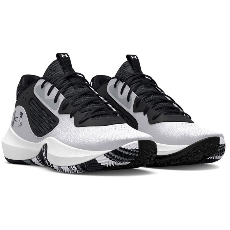 Under Armour Gs Lockdown 6 Jr 3025617 101 chaussures de basket blanc blanc 1