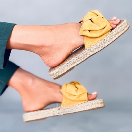 JH115P Espadrilles jaune miel 2