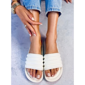 Sandales Minno White, femmes blanche 1