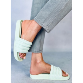 Chaussons Minno LT.GREEN, femmes vert 2