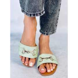 Pantoufles pour femmes Gallery Green vert 2