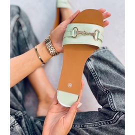Pantoufles pour femmes Gallery Green vert 4