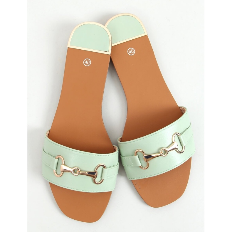 Pantoufles pour femmes Gallery Green vert 1