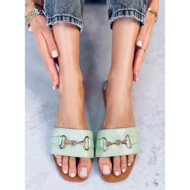 Pantoufles pour femmes Gallery Green vert 3