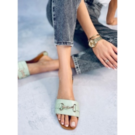 Pantoufles pour femmes Gallery Green vert 5
