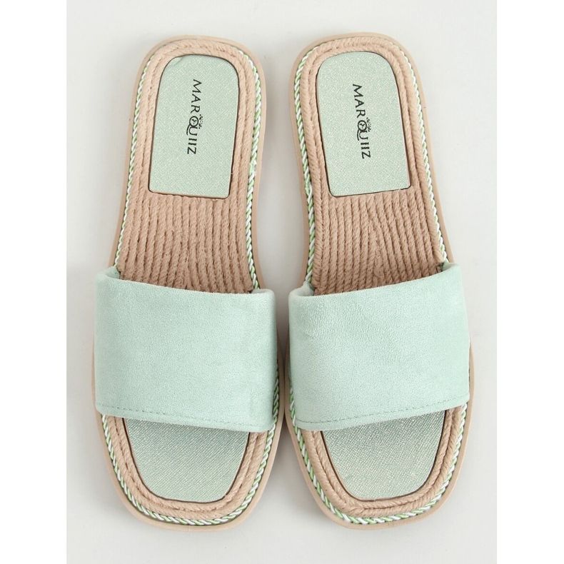 Chaussons en daim femme Daniels Green vert 1