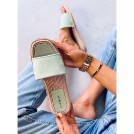 Chaussons en daim femme Daniels Green vert 5