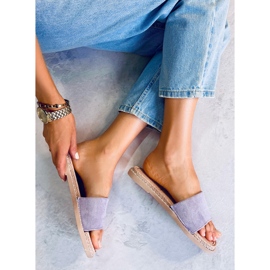 Chaussons en daim femme Daniels Purple violet 4
