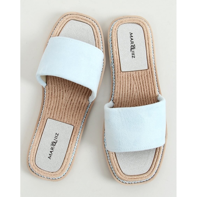 Chaussons en daim pour femme Daniels Blue bleu 1