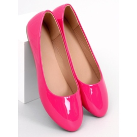 Ballerines laquées Fuchsia Cargil rose 2