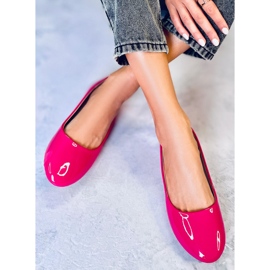 Ballerines laquées Fuchsia Cargil rose 4