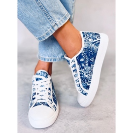 Espadrilles Evert bleues pour femmes 2