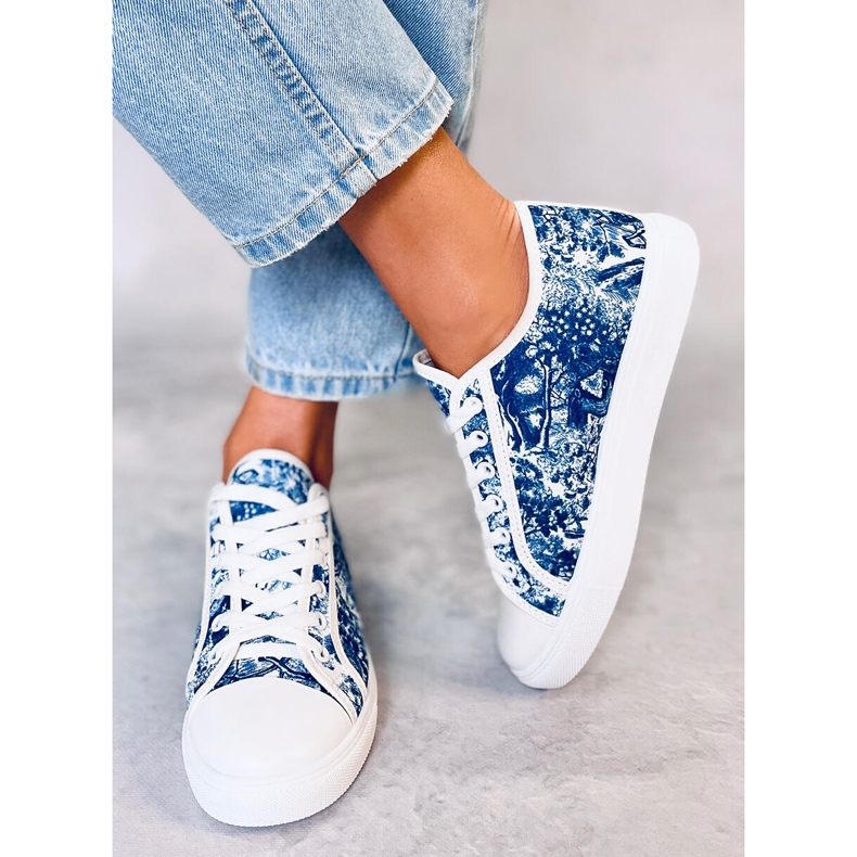 Espadrilles Evert bleues pour femmes 2