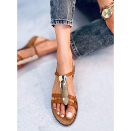 Sandales femme Camel N-101 Camel brun 4