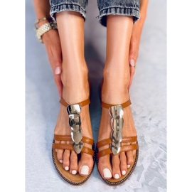 Sandales femme Camel N-101 Camel brun 5