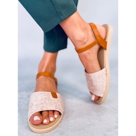 BM Sandales femme Barnes Champagne rose 1