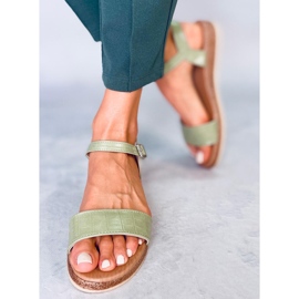 BM Sandales femme Mervat Vert 2