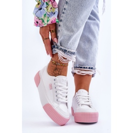 Lee Cooper LCW-23-31-1787L Chaussures de sport blanches 1 Lee Cooper LCW-23-31-1787L Chaussures de sport blanches 1