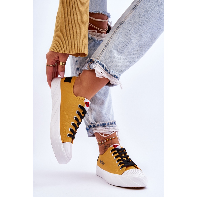 Lee Cooper LCW-23-44-1649L Baskets pour Femme Jaune 2