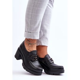 Lemar Brogues élégantes sur un talon avec décoration Harmell noire le noir 1 Lemar Brogues élégantes sur un talon avec décoration Harmell noire le noir 1