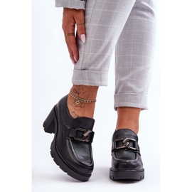 Lemar Brogues élégantes sur un talon avec décoration Harmell noire le noir 2 Lemar Brogues élégantes sur un talon avec décoration Harmell noire le noir 2