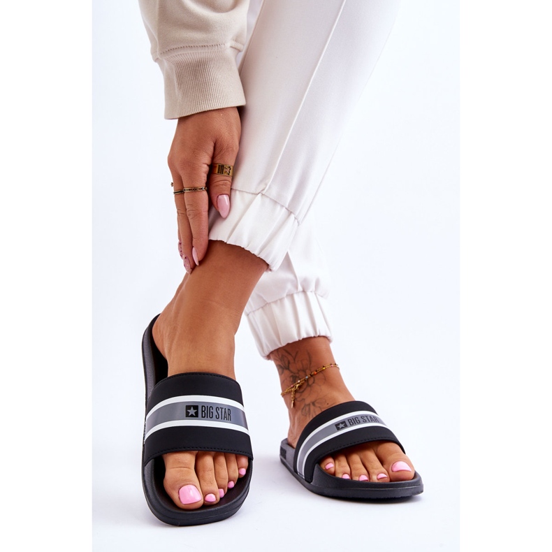 Chaussons Mousse Légère Big Star JJ274648 Noir le noir 2