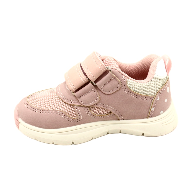Evento Chaussures de sport à velcro pour filles 23DZ23-5917 rose blanche 2 Evento Chaussures de sport à velcro pour filles 23DZ23-5917 rose blanche 2