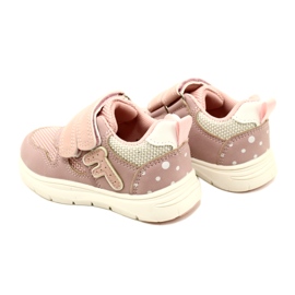 Evento Chaussures de sport à velcro pour filles 23DZ23-5917 rose blanc 6