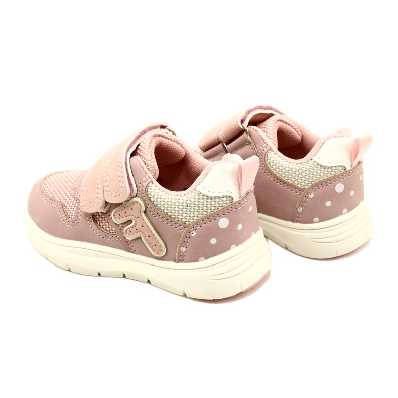 Evento Chaussures de sport à velcro pour filles 23DZ23-5917 rose blanc 6