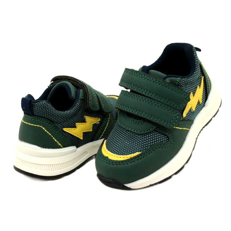 Evento Chaussures de sport pour garçons pour velcro 23dz23-5916 vert 4 Evento Chaussures de sport pour garçons pour velcro 23dz23-5916 vert 4