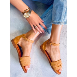 Sandales camel S060195 Camel brun 5