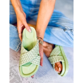 Chaussons femme Norma Vert 1