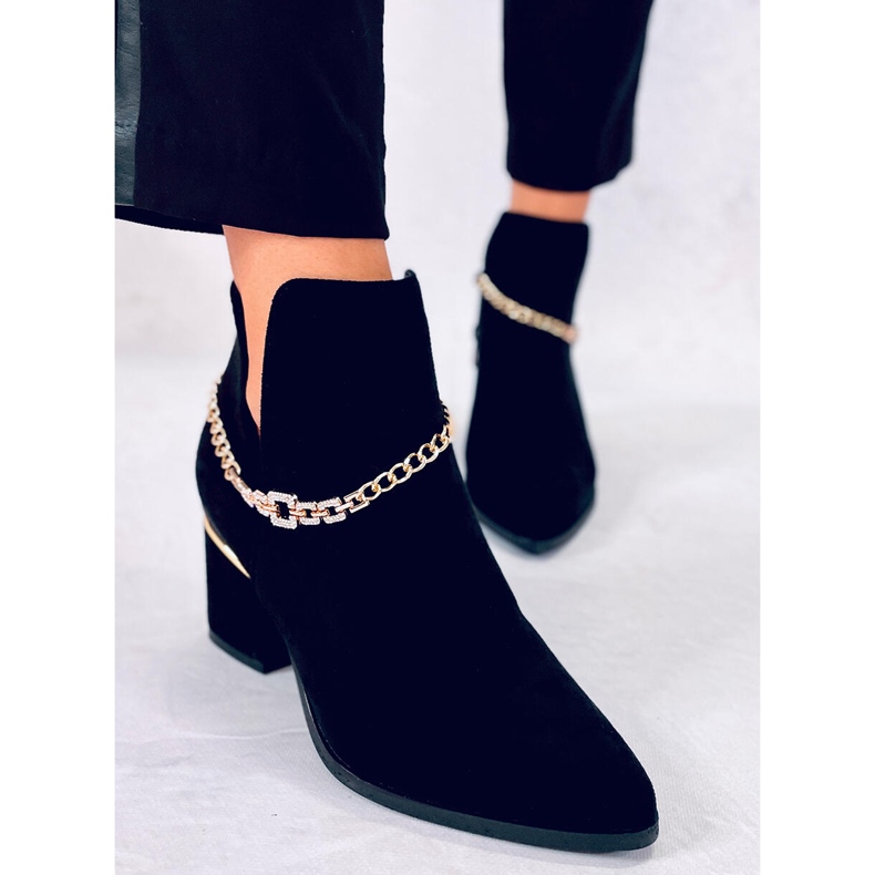 BM Bottines à talons printemps Virginia Black noir 2