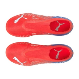 Chaussures de foot Puma Ultra 3.3 It Jr 106591-01 multicolore oranges et rouges 3