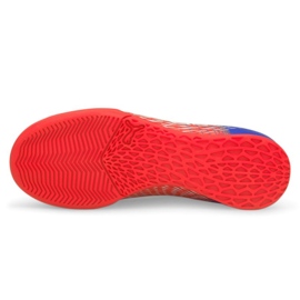 Chaussures de foot Puma Ultra 3.3 It Jr 106591-01 multicolore oranges et rouges 4