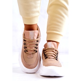Chaussures de sport femme Baskets Big Star JJ274A222 Beige 5