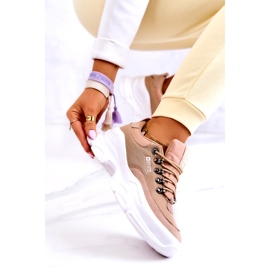 Chaussures de sport femme Baskets Big Star JJ274A222 Beige 7