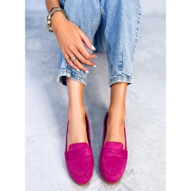 Mocassins femme Ponchet Fuchsia rose 1 Mocassins femme Ponchet Fuchsia rose 1